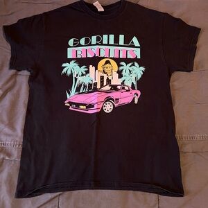 Gorilla Biscuits Miami Tee Punk Hardcore NYHC Black Aqua